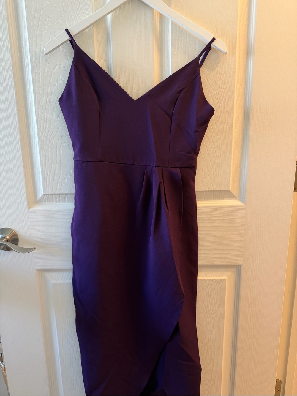 Purple cocktail dress